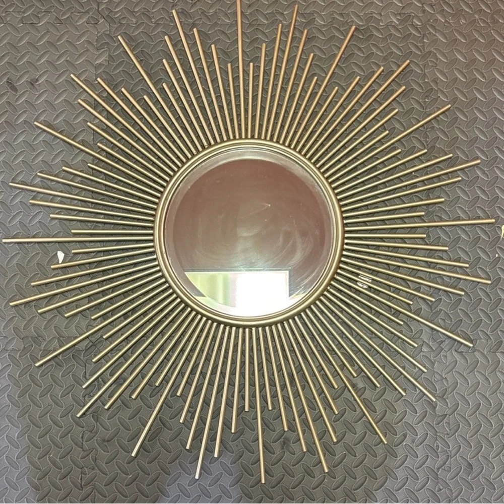 Sunburst Gold Wall Mirror - Brand New